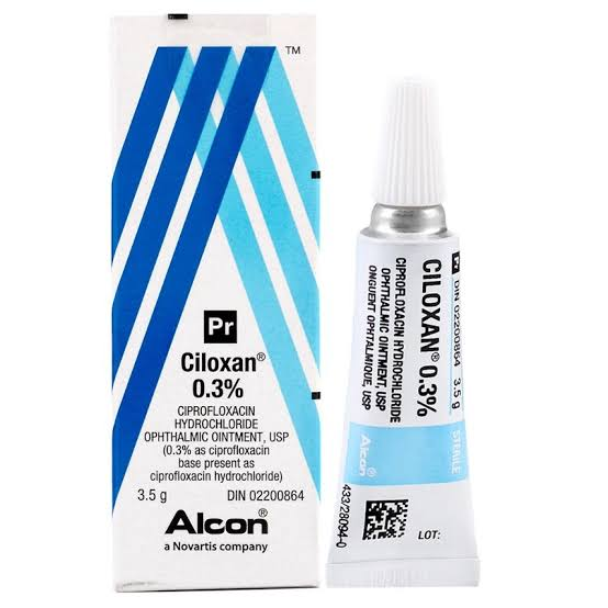 CILOXAN 0.3% EYE OINTMENT 3.5GM