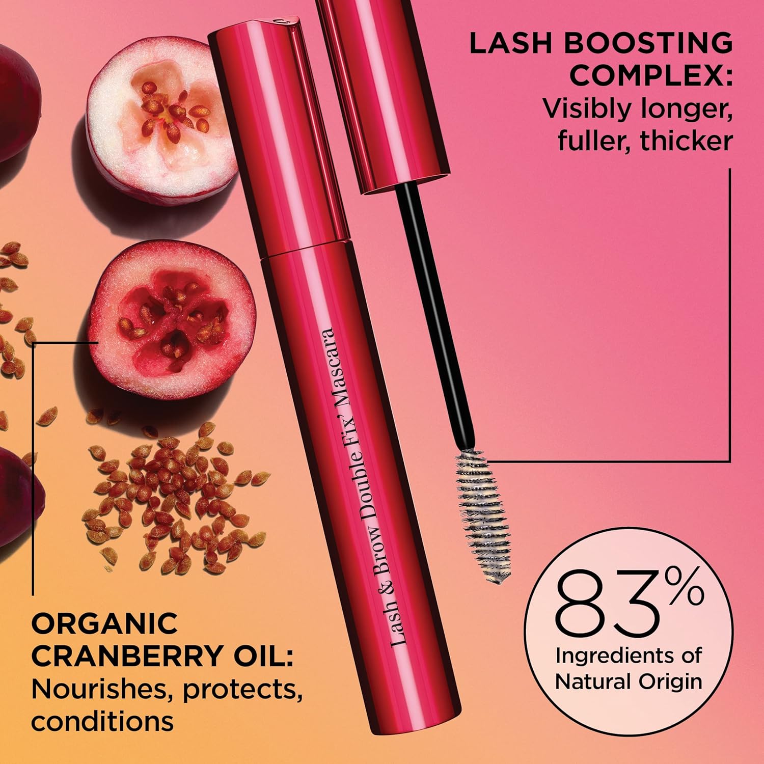 Clarins Lash & Brow Double Fix Mascara No.01 8ml