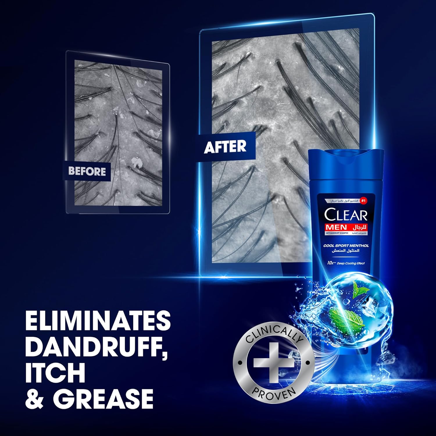 Clear Cool Sport Menthol-Male 400 ml