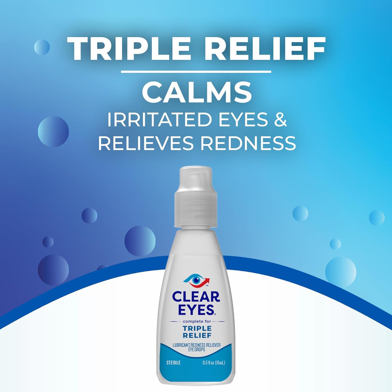 Clear Eyes Triple Action Drops 15ml
