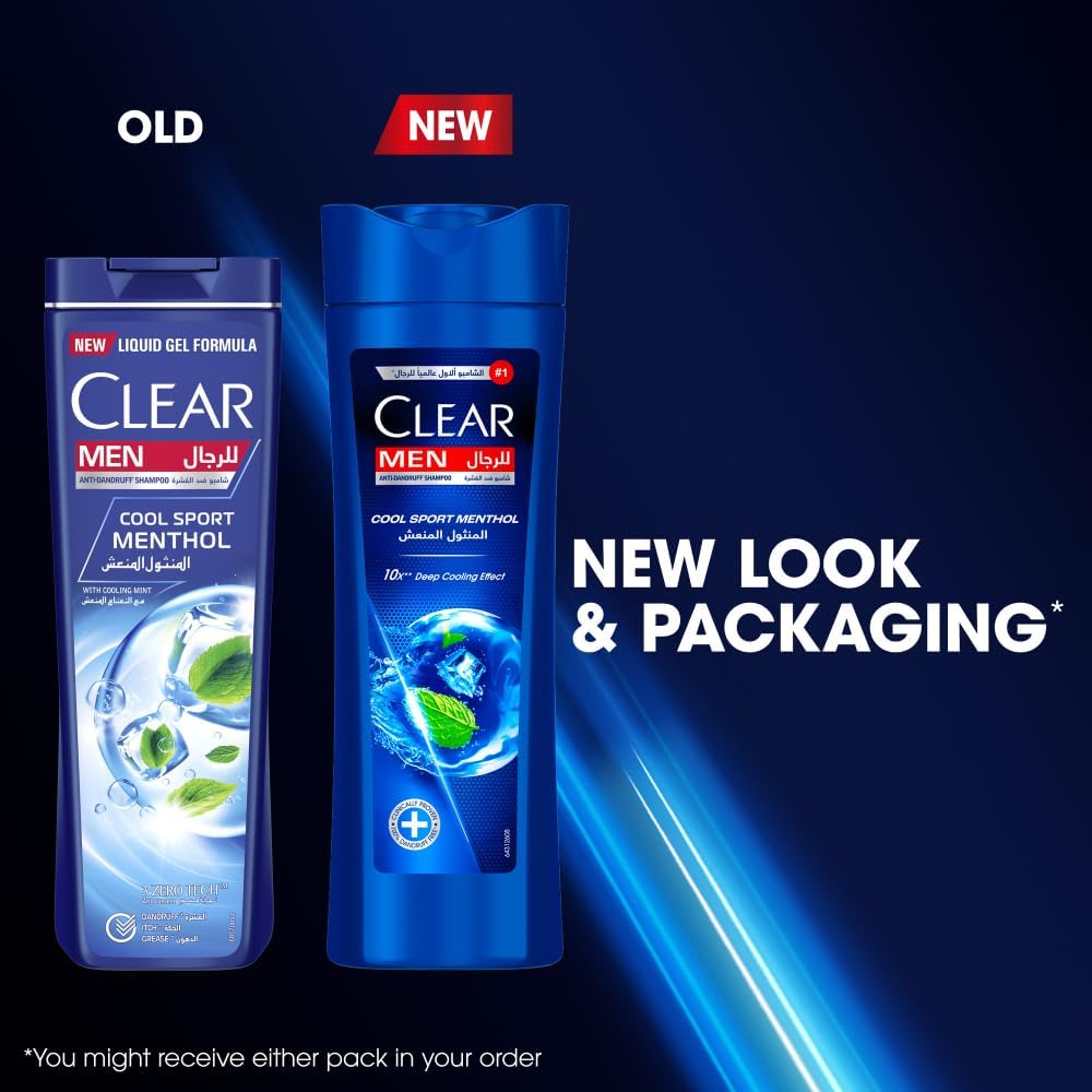 Clear Shampoo Cool Sport Menthol Male 200ml