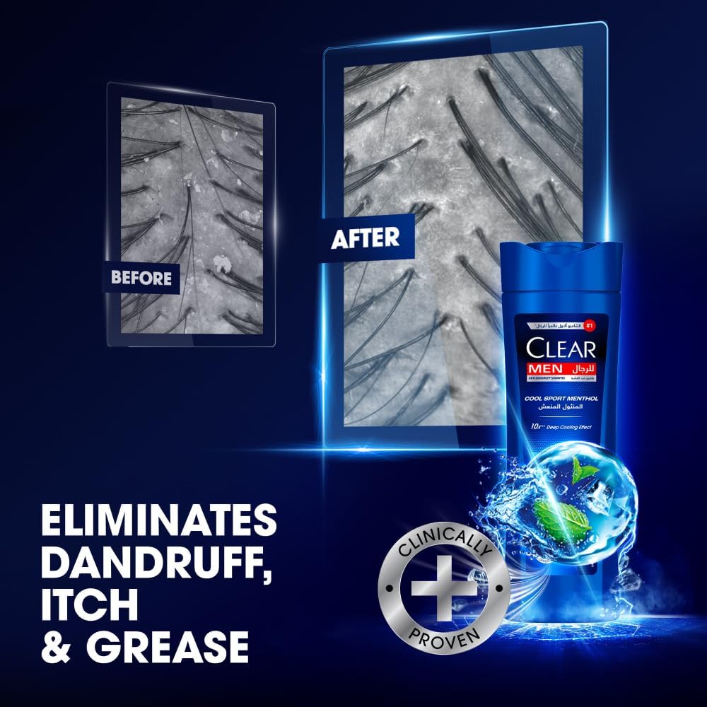 Clear Shampoo Cool Sport Menthol Male 200ml