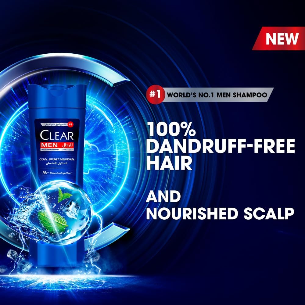 Clear Shampoo Cool Sport Menthol Male 200ml