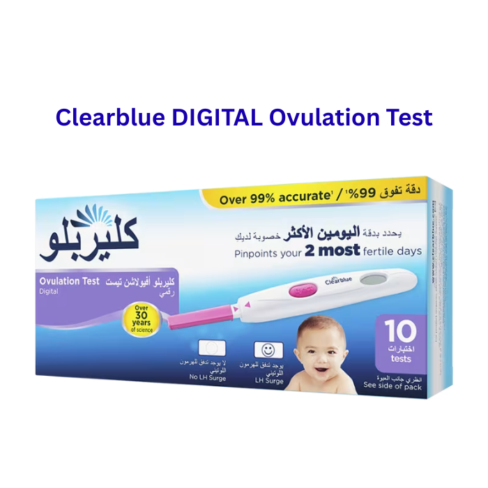 Clearblue Digital Ovulation Test Kit – Over 99% Accurate, Identifies 2 Most Fertile Days 10 Tests