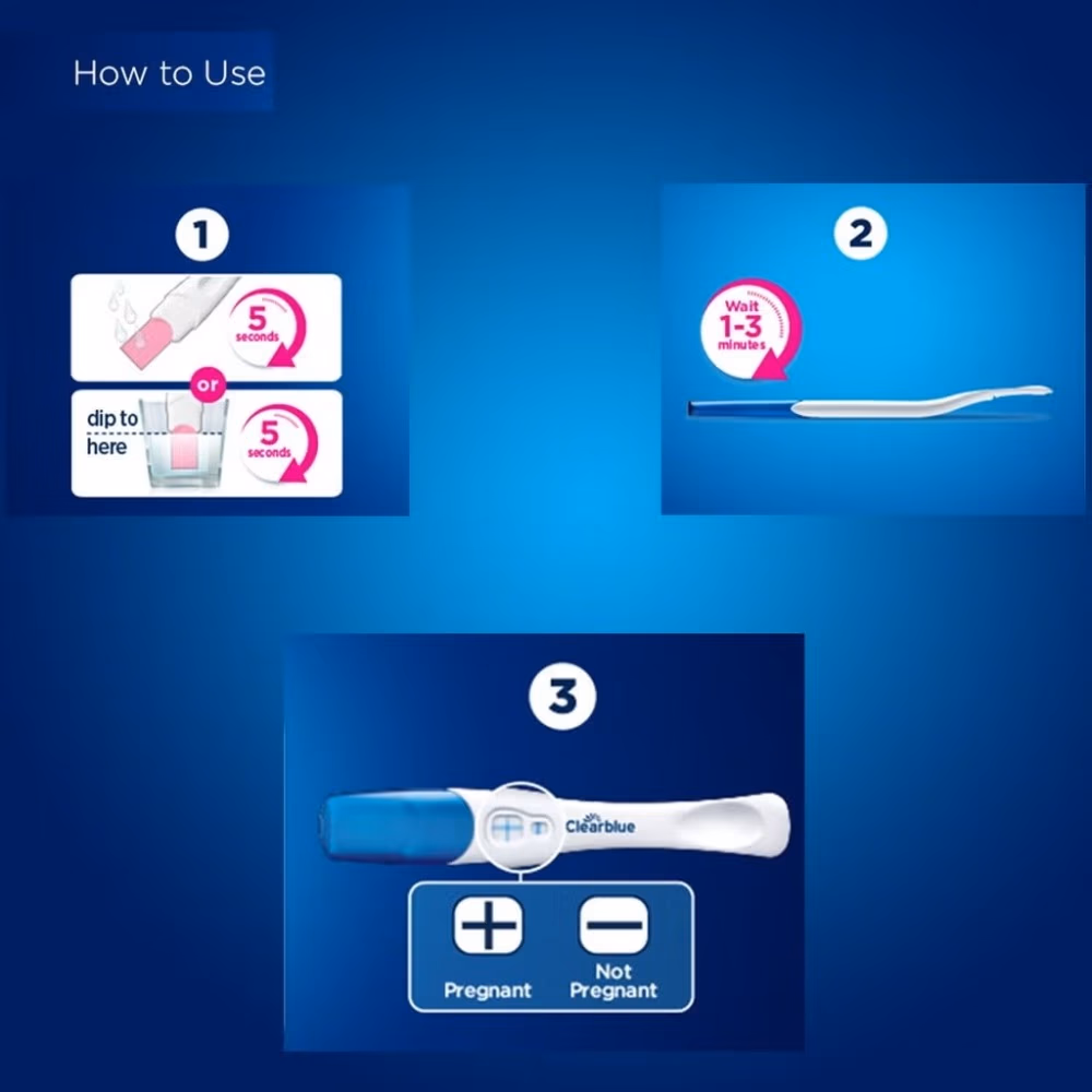 Clearblue Pregnancy Test Rapid Detection – Over 99% Accurate, Fast Results in 1 Minute  2 Tests