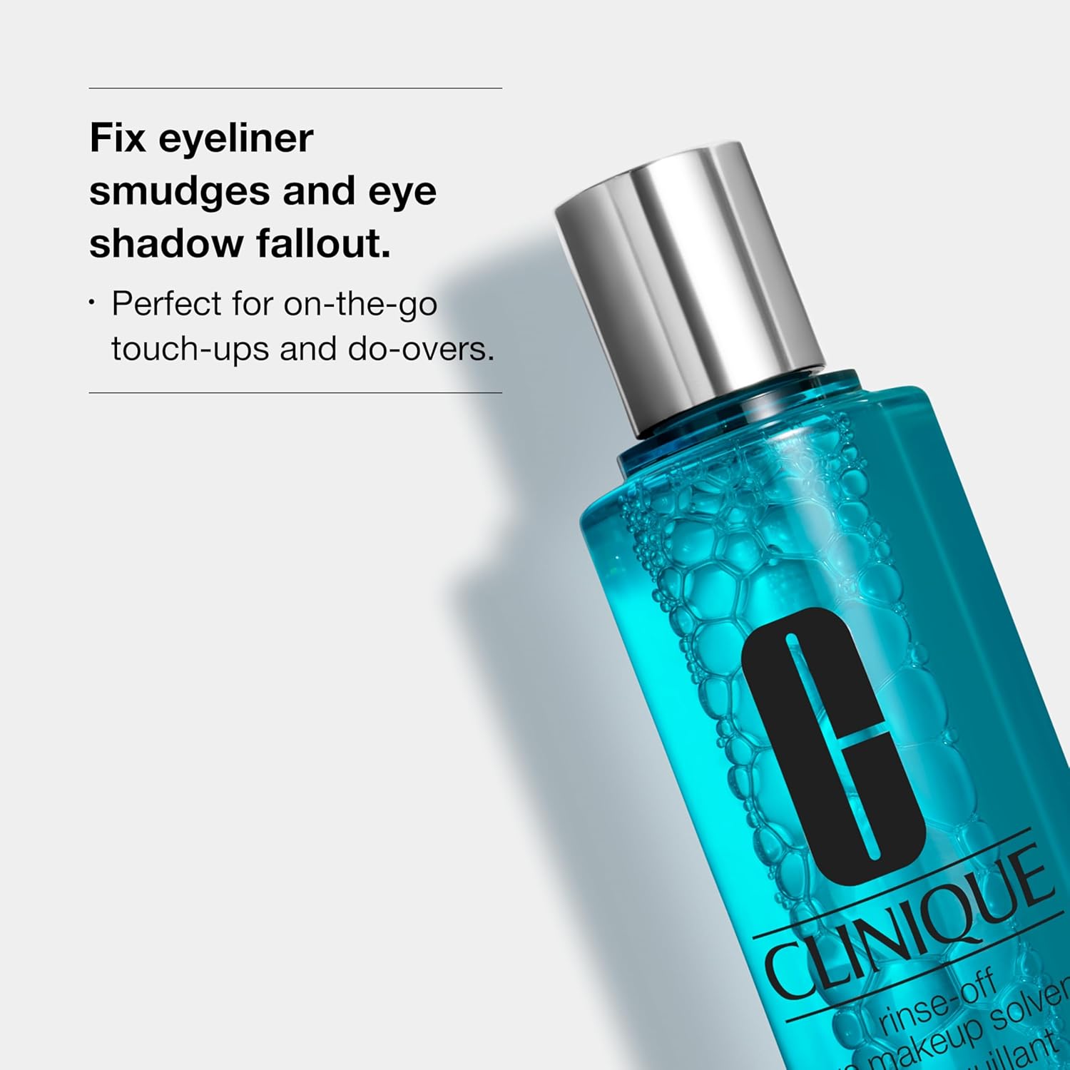 Clinique Rinse Off Eye Makeup Solvent, Gentle Waterproof Remover, 125ml