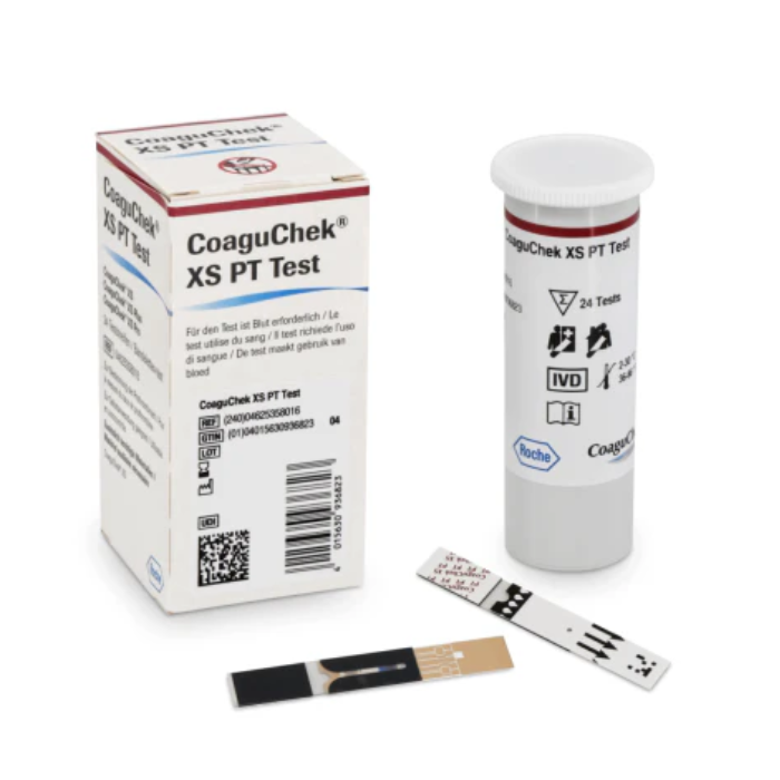 Coagucheck XS PT Prothrombin Time Test Strip 24s