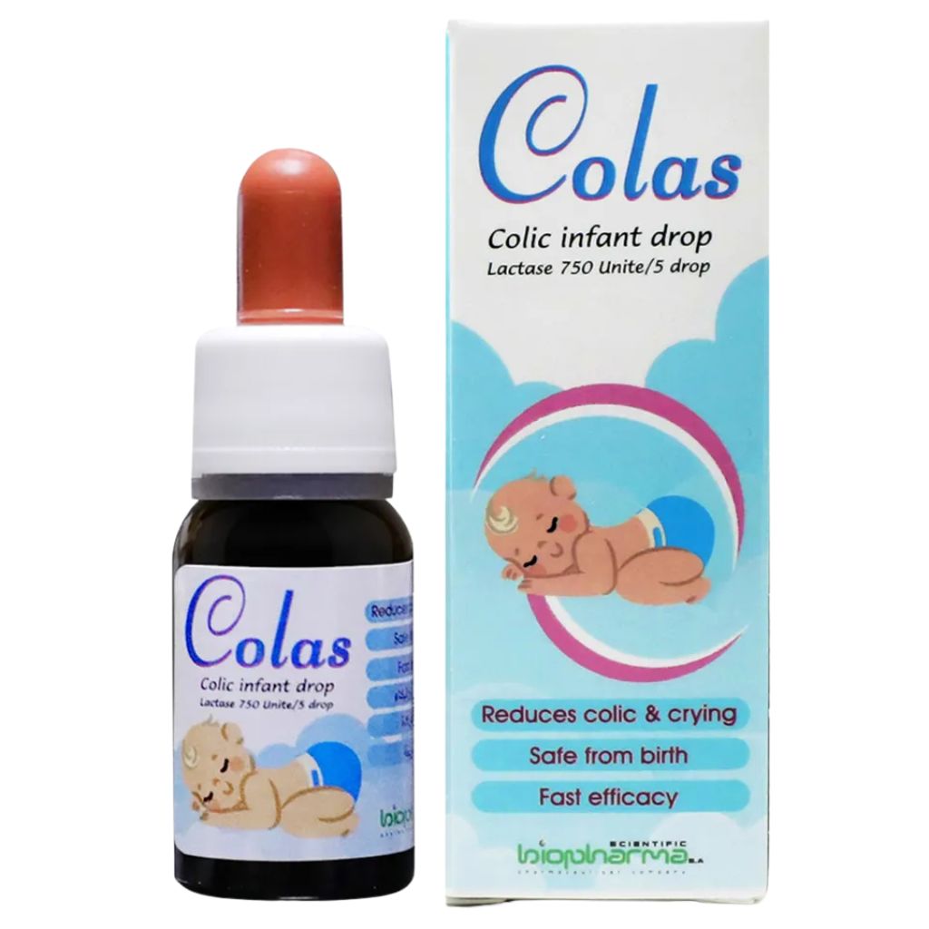 Colas Colic Infant Drops 10 ml Glass Bottle