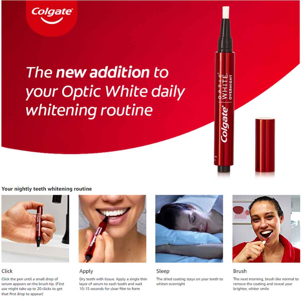 Colgate Optic White Overnight Whitening Pen 2.5 ml