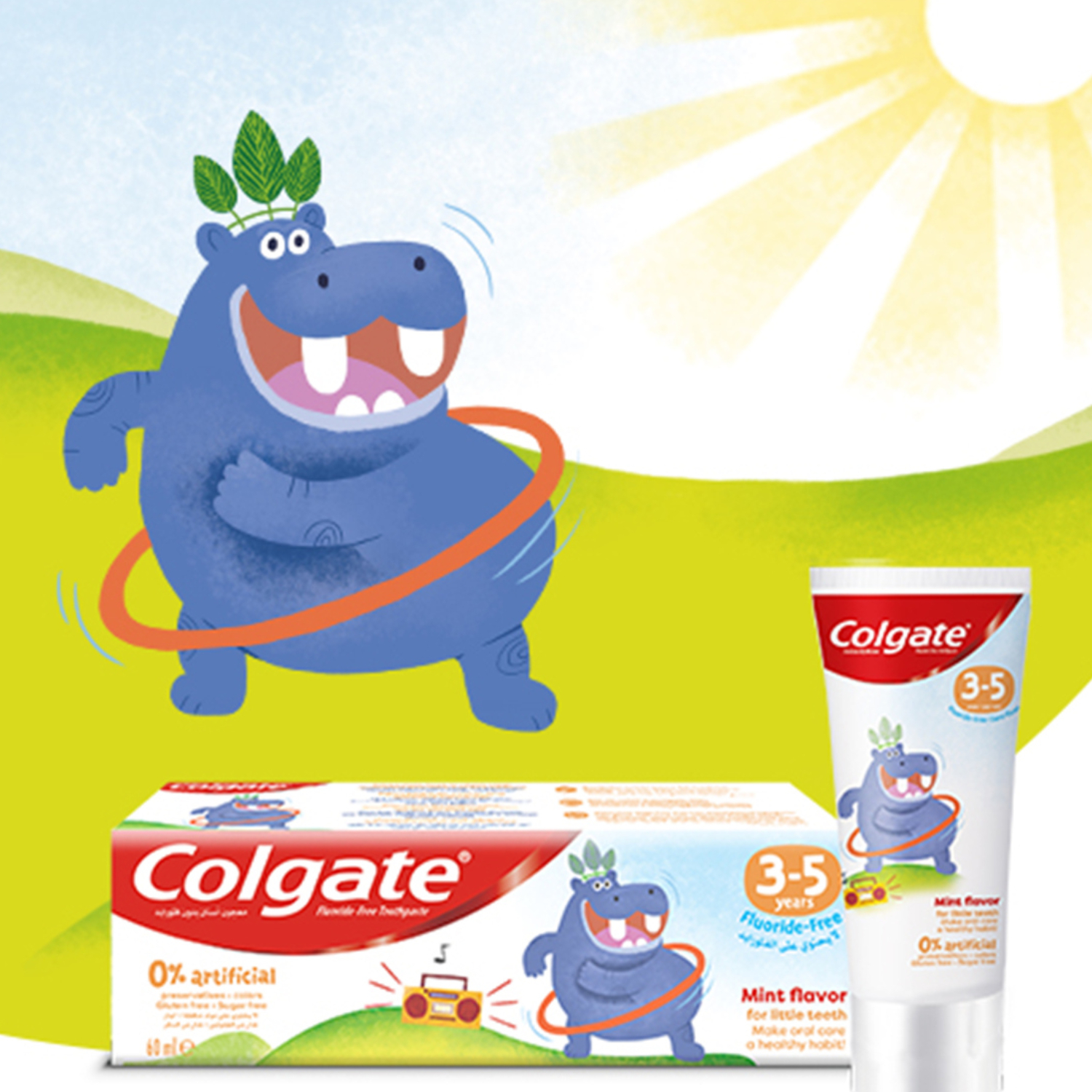 Colgate Tooth Paste 3-5 Kids (Mint/Orange) 60ml