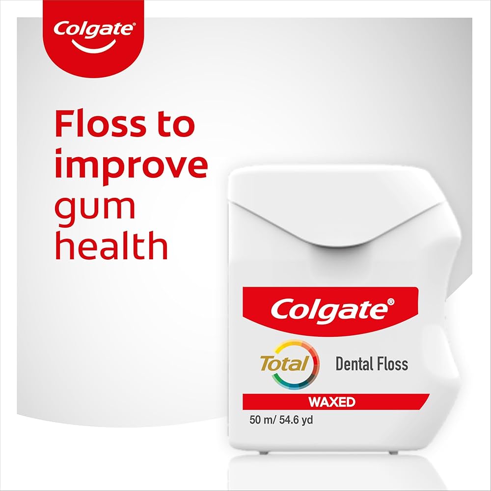 Colgate Total Mint Waxed Dental Floss 25m