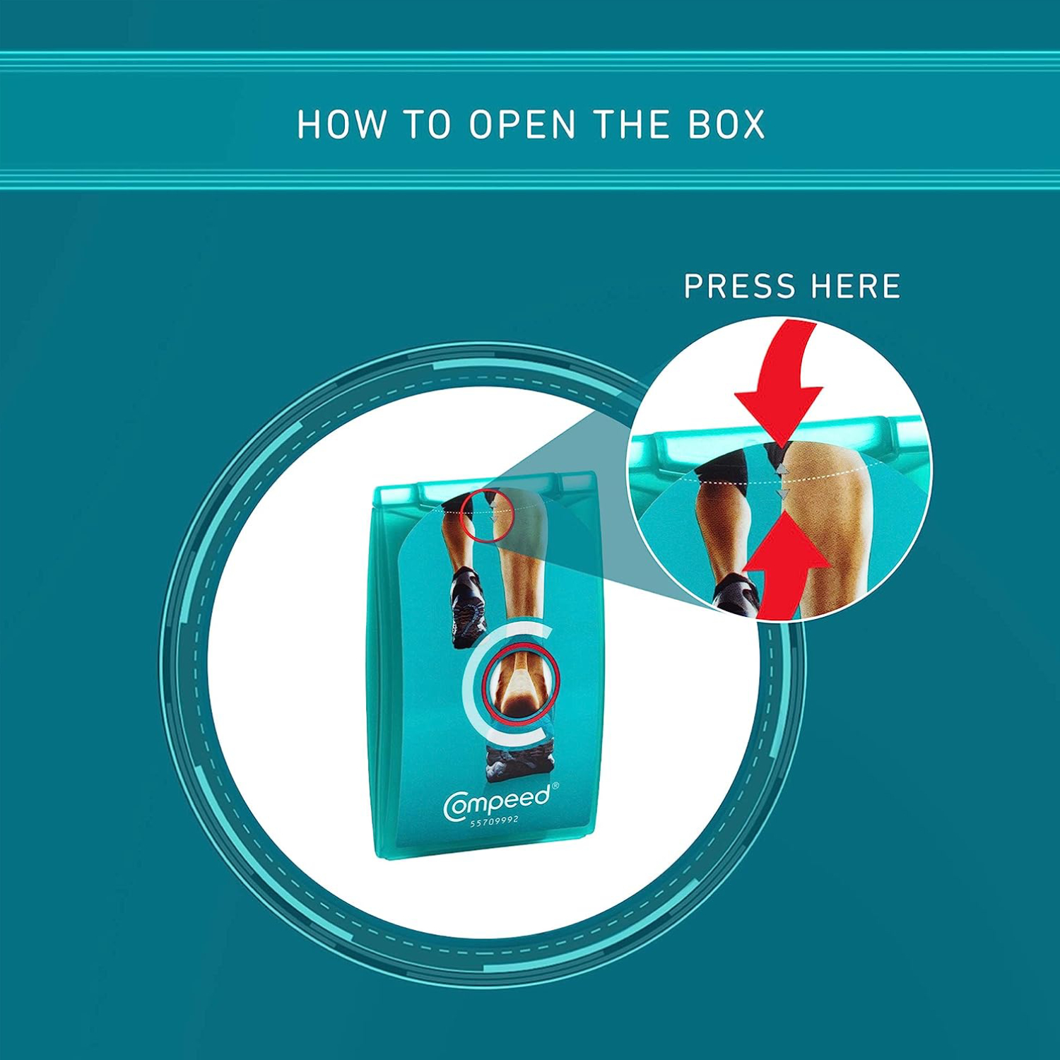 Compeed Sport Heel Blister Plaster 5's