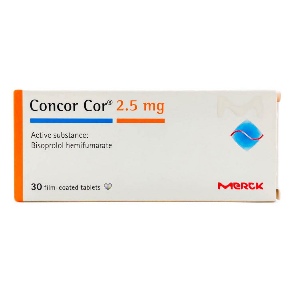 Concor Cor 2.5mg Tablet 30's