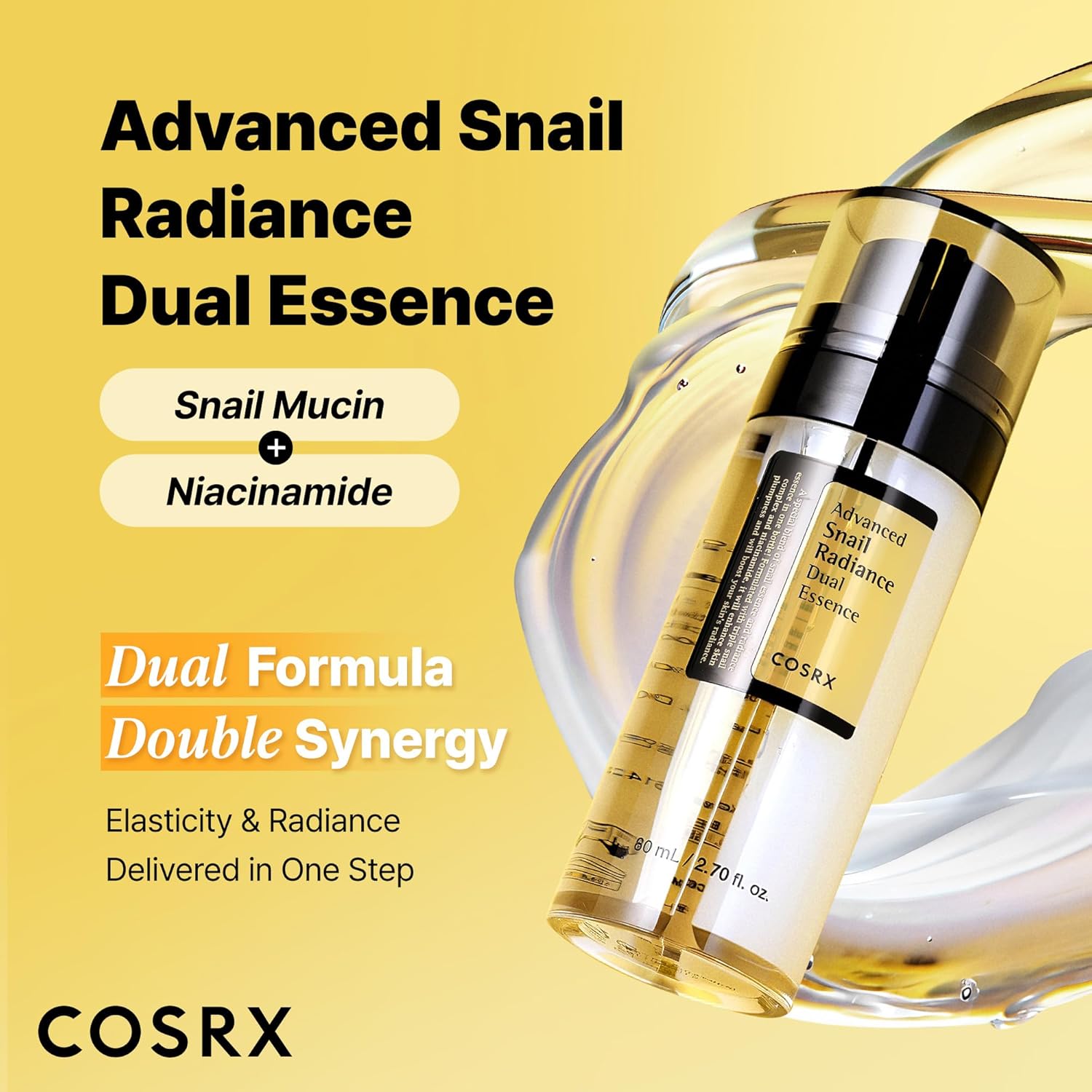 Cosrx Advanced Snail Radiance Dual Essence 80ml