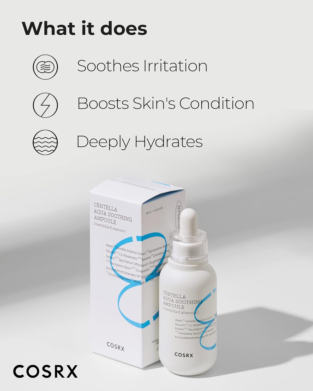 Cosrx Centella Aqua Soothing Ampoule 40ml