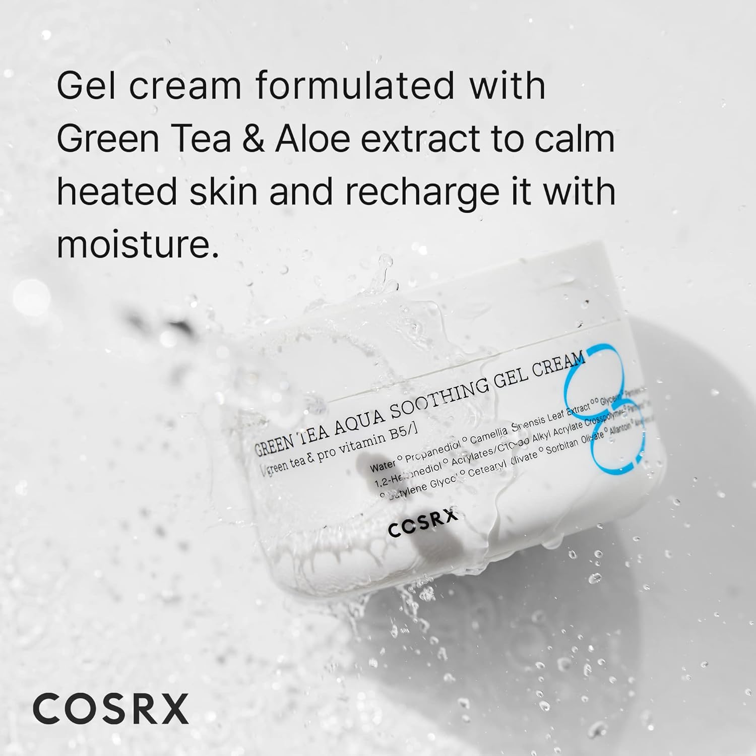 Cosrx Green Tea Aqua Soothing Gel Cream 50ml
