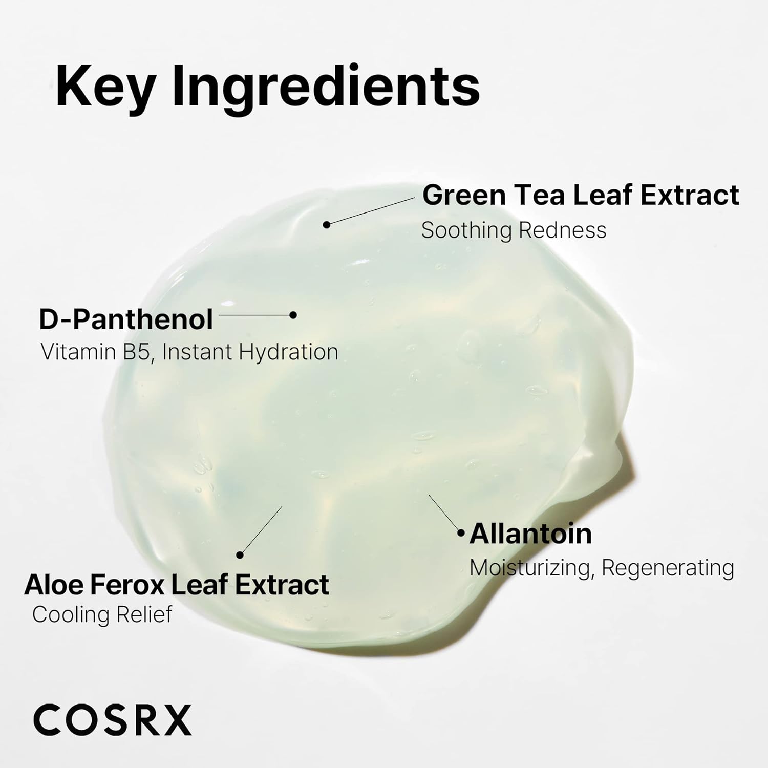 Cosrx Green Tea Aqua Soothing Gel Cream 50ml