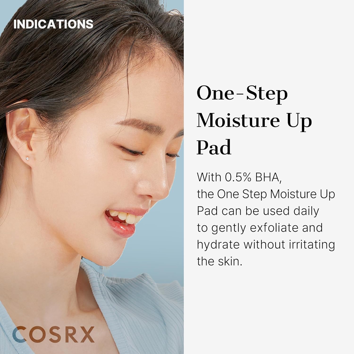 Cosrx One Step Moisture Up Pad 70 Pads 140ml