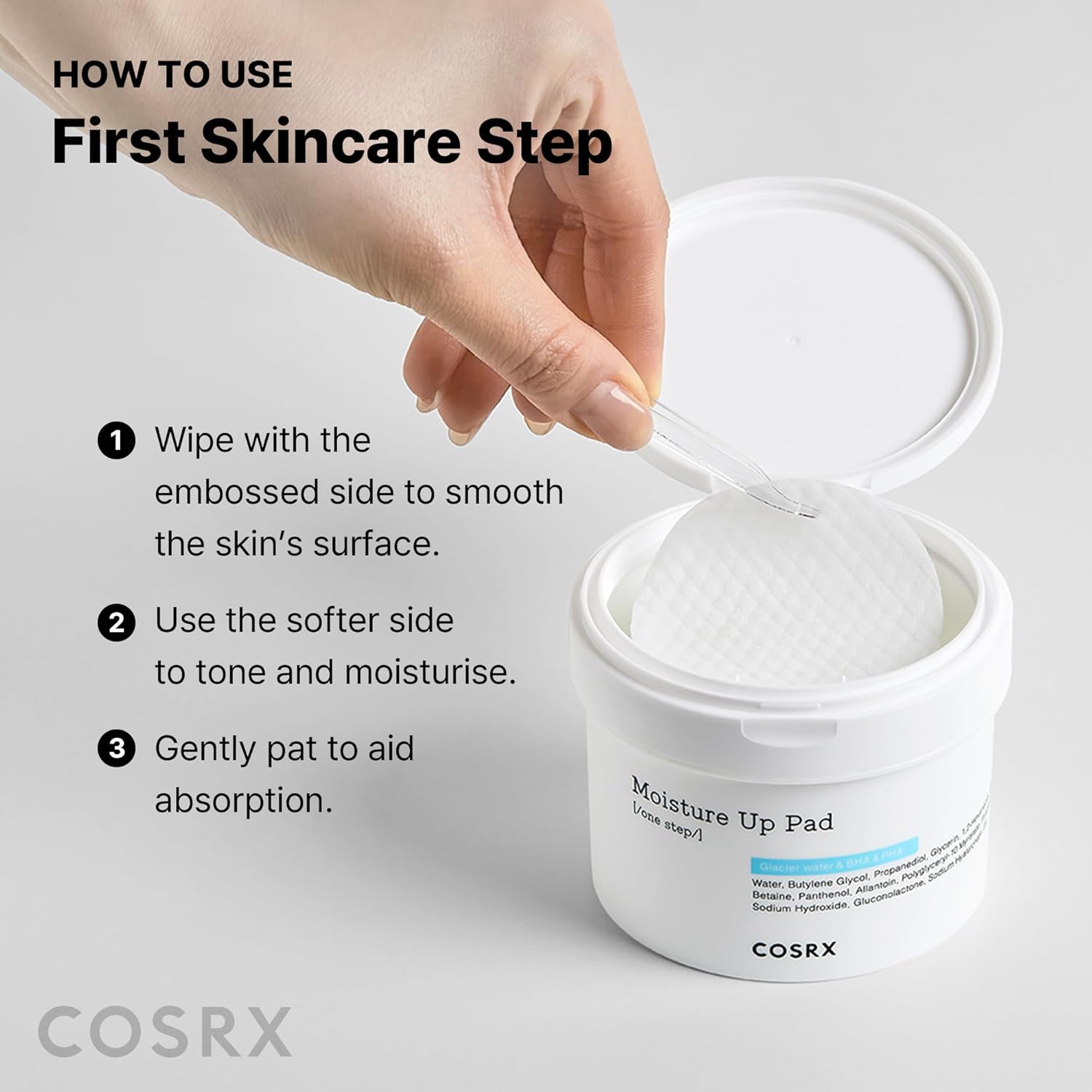 Cosrx One Step Moisture Up Pad 70 Pads 140ml