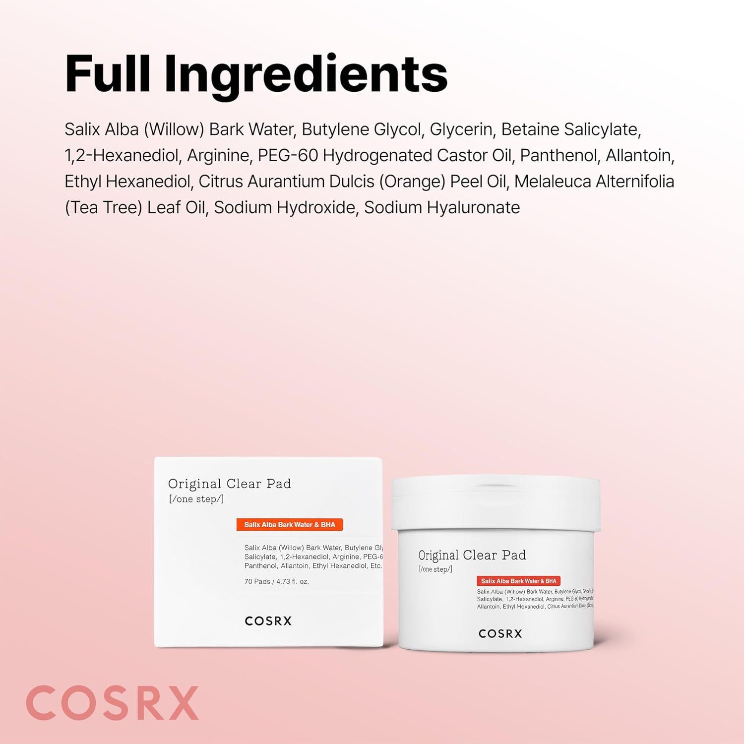 Cosrx One Step Original Clear Pad 135ml