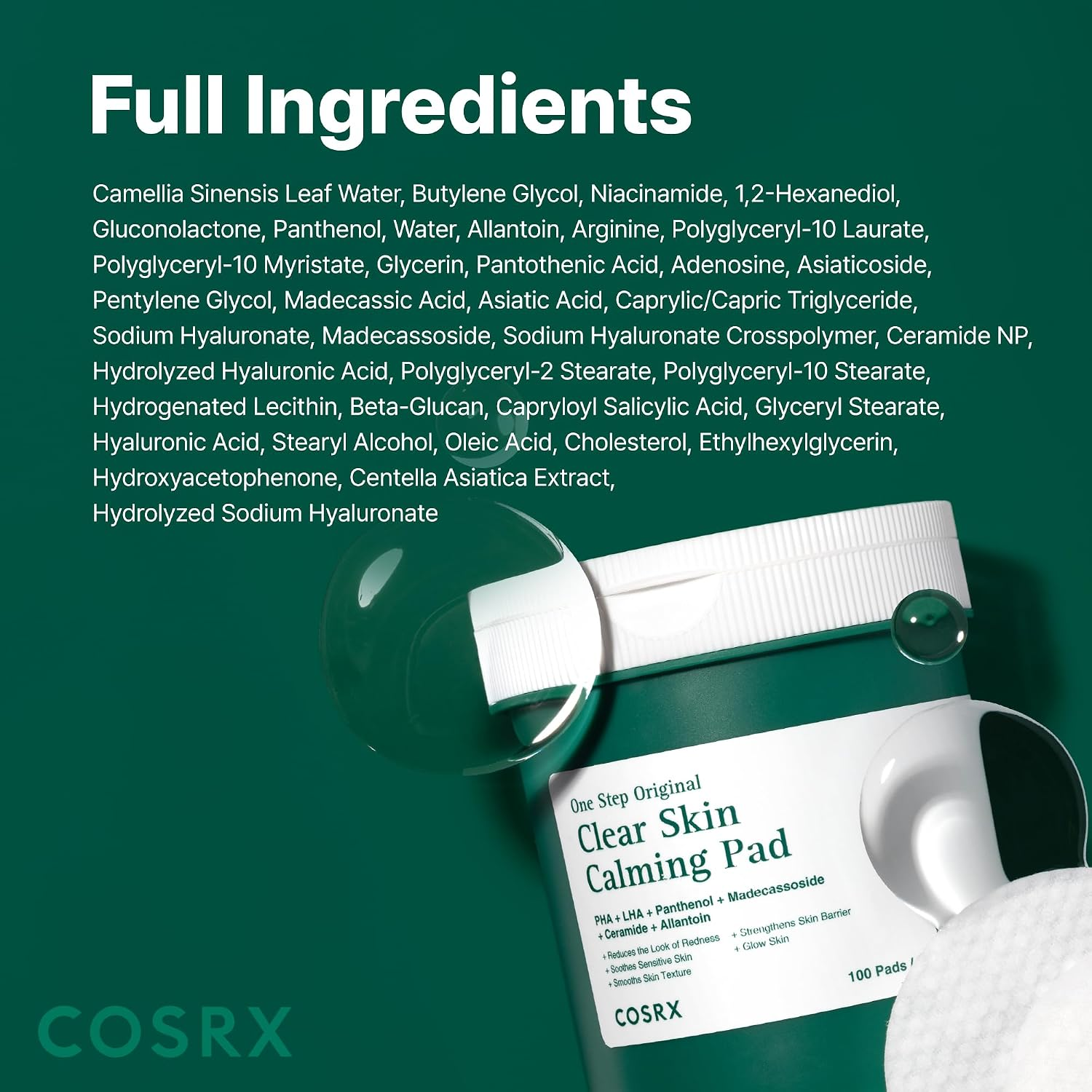 CosRx One Step Original Clear Skin Pad 280ml 100's