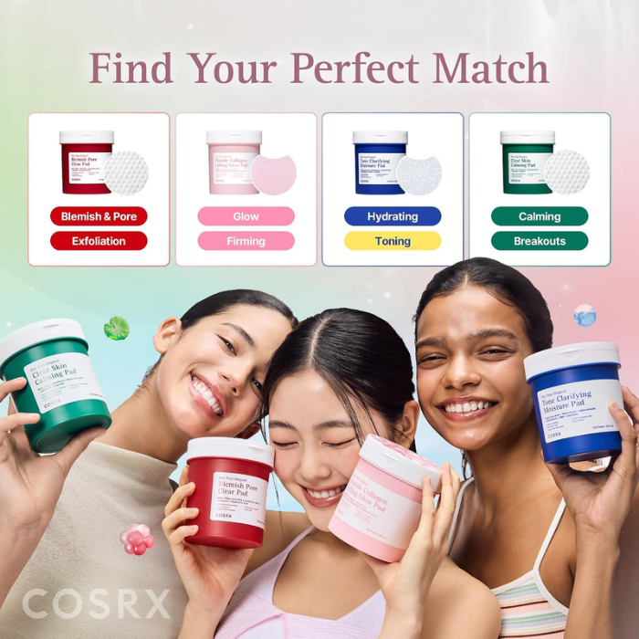 CosRx One Step Original Peptide Glow Pad 300ml 100's