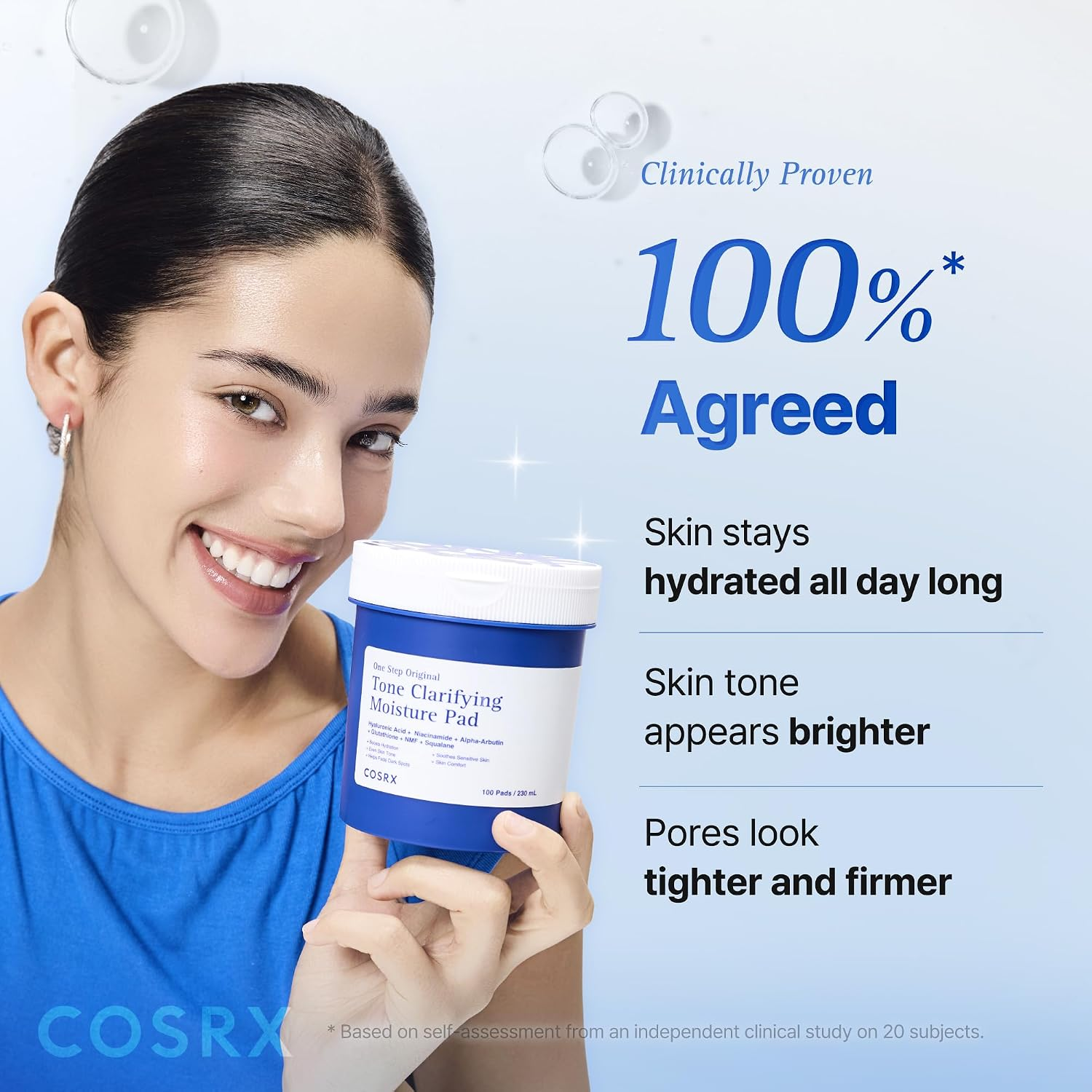 CosRx One Step Original Tone Clarifying Pad 230ml 100's