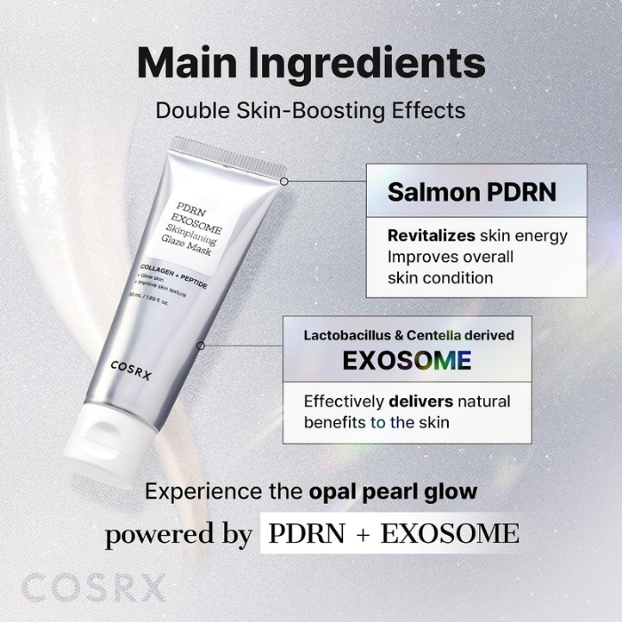 CosRx PDRN Exosome Skinplaning Glaze Mask 50ml