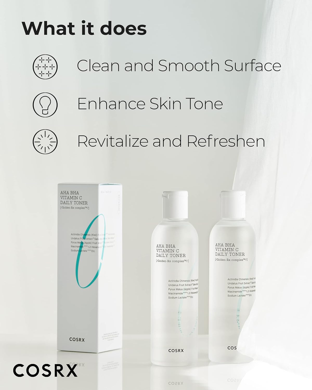 Cosrx Refresh AHA BHA Vitamin C Daily Toner 150ml
