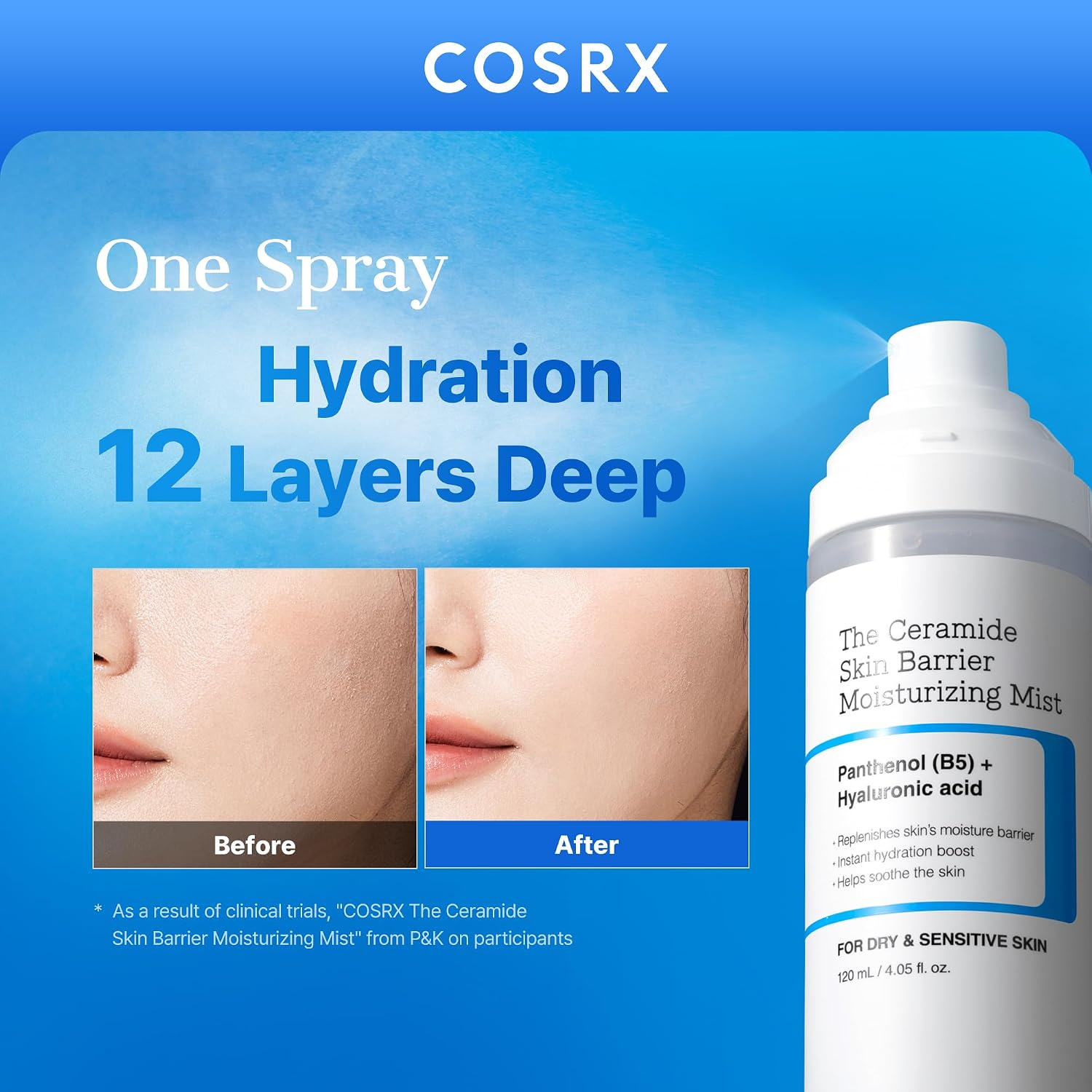 CosRx The Ceramide Skin Barrier Moisturizing Mist 120ml