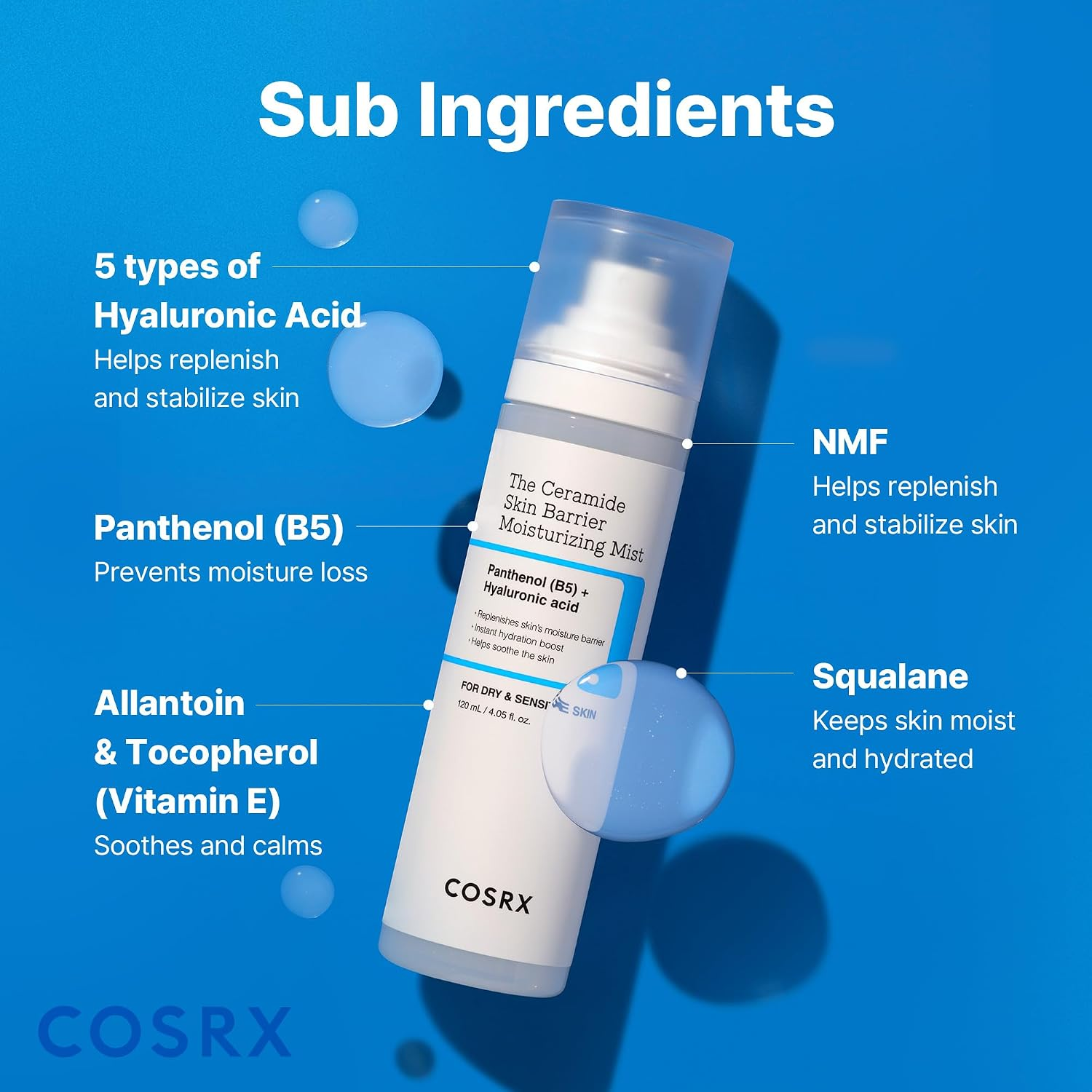 CosRx The Ceramide Skin Barrier Moisturizing Mist 120ml