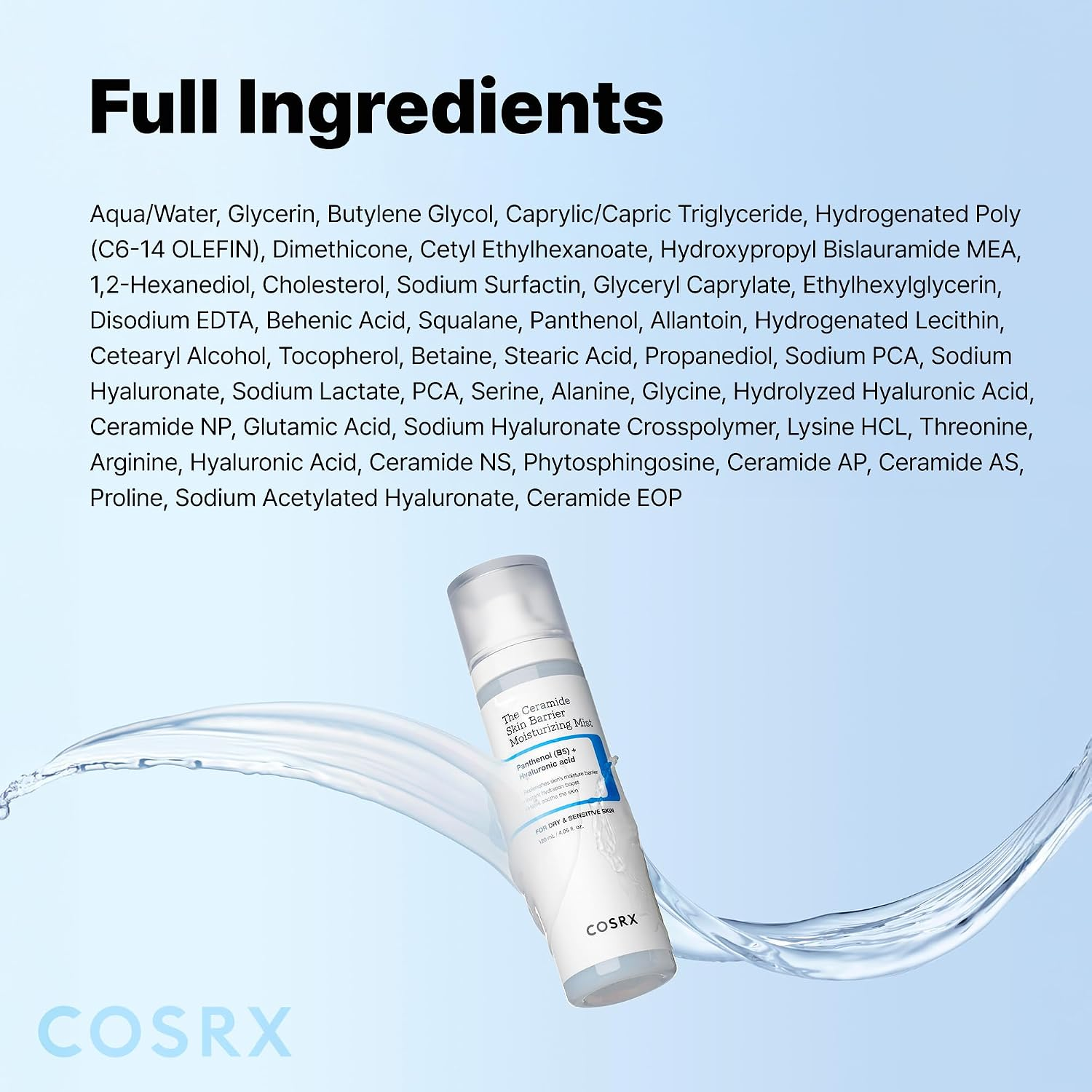 CosRx The Ceramide Skin Barrier Moisturizing Mist 120ml