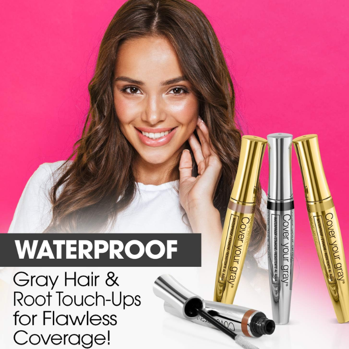 Cover Your Gray Hair Color Waterproof Brush-In Dark Brown 15 g