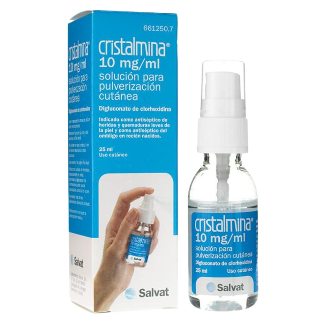 Cristalmina 10mg/ml Antiseptic Solution Spray 25ml