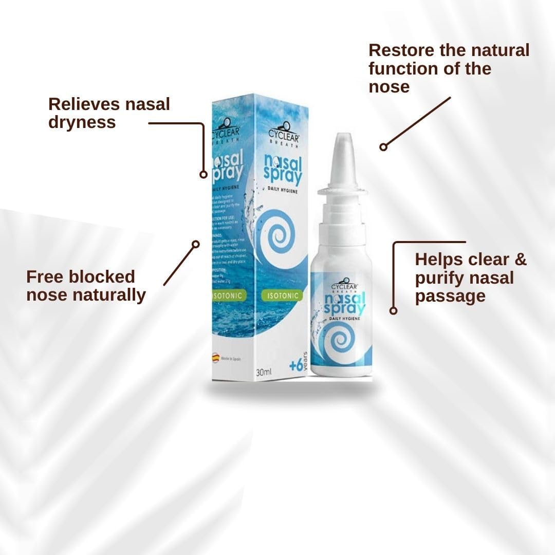 Cyclear Hypertonic Nasal Saline Spray 6+ 30ml