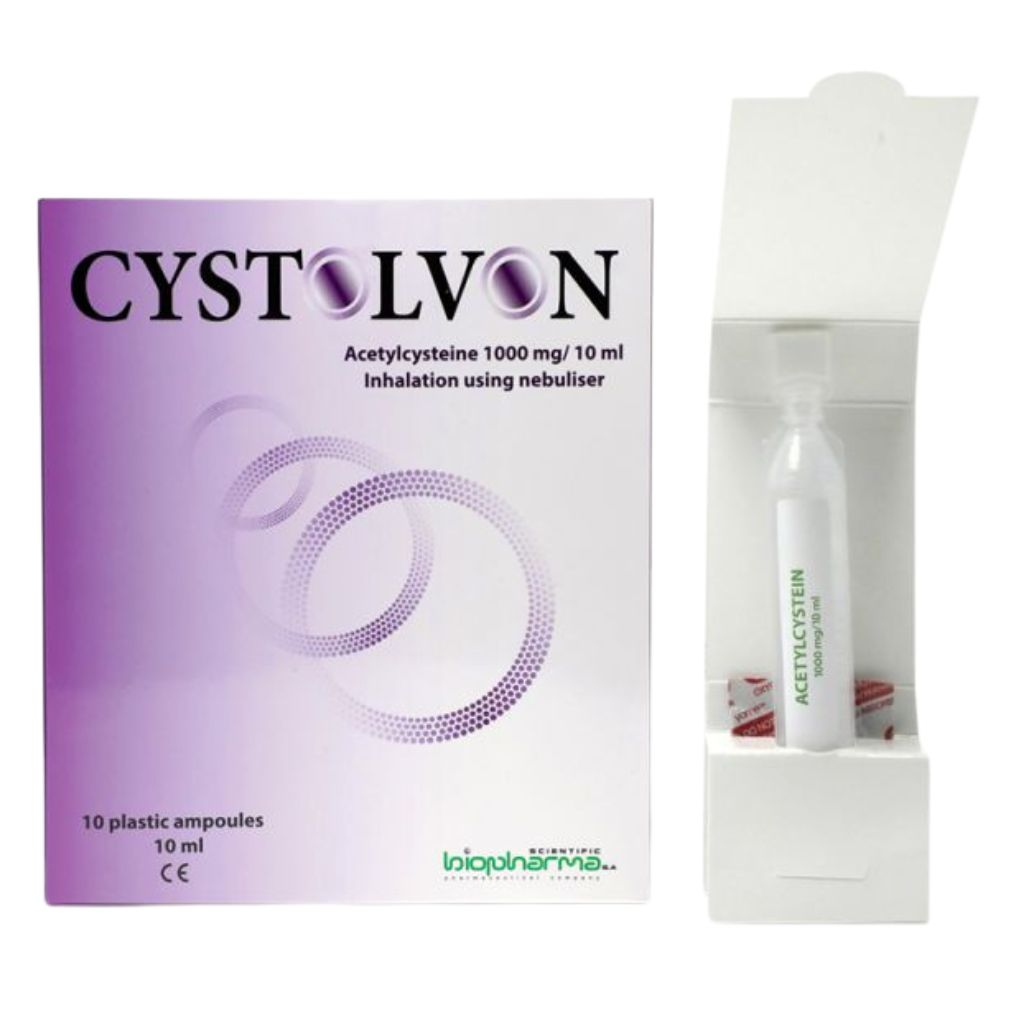 Cystolvon 100mg/Ml Nebulizing Solution 10s