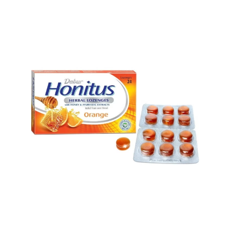 Dabur Honitus Herbal Lozenges Orange 24's