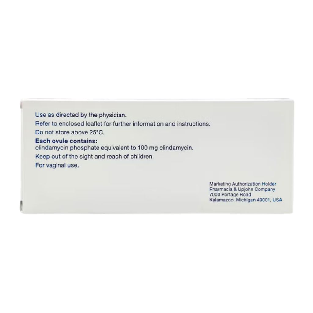 DALACIN VAGINAL OVULE 100MG _VAGINAL OVULE 3S STRIP +APPL