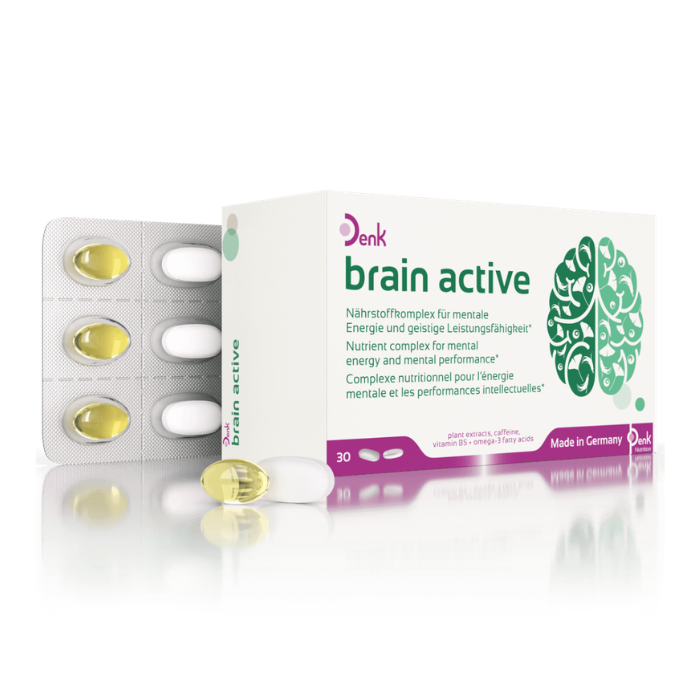 Denk Brain Active Tab + Cap 60s