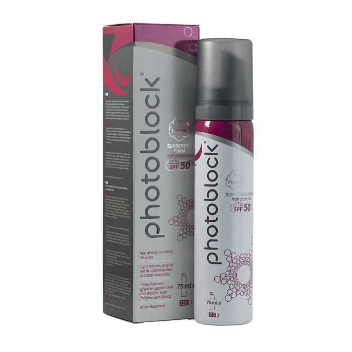 Derma Pella Photoblock Sunscreen Foam (SPF50) 75ml