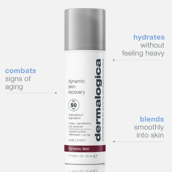 Dermalogica Dynamic Skin Recovery (SPF50) Firming Moisturizer with Anti- Aging and UV Protection, 50ml