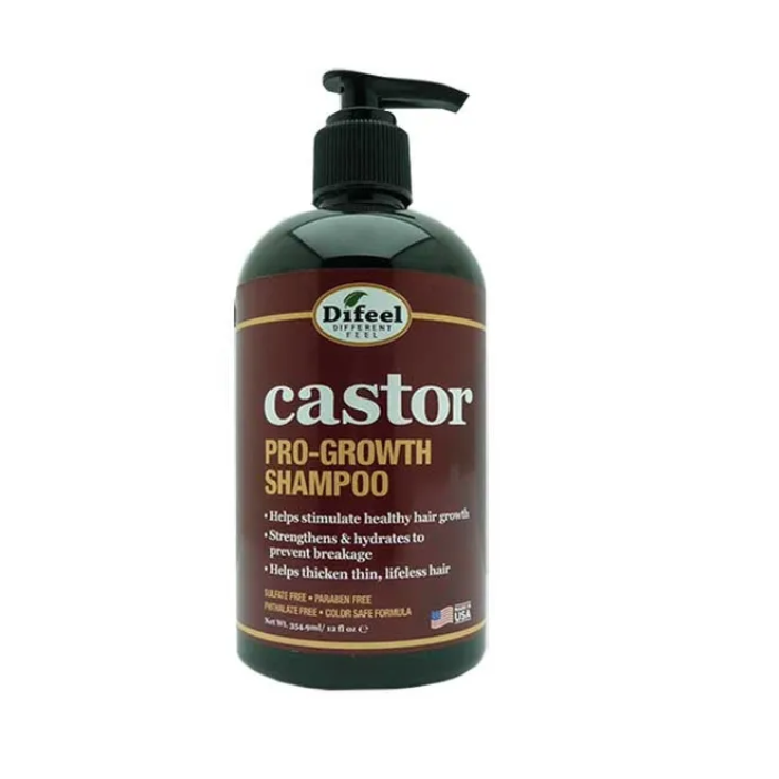 Difeel Castor Pro-Growth Shampoo 354.9ml
