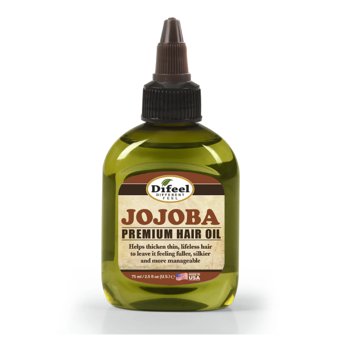 Difeel Premium Natural Hair Oil Jojoba 75ml Twin Pack