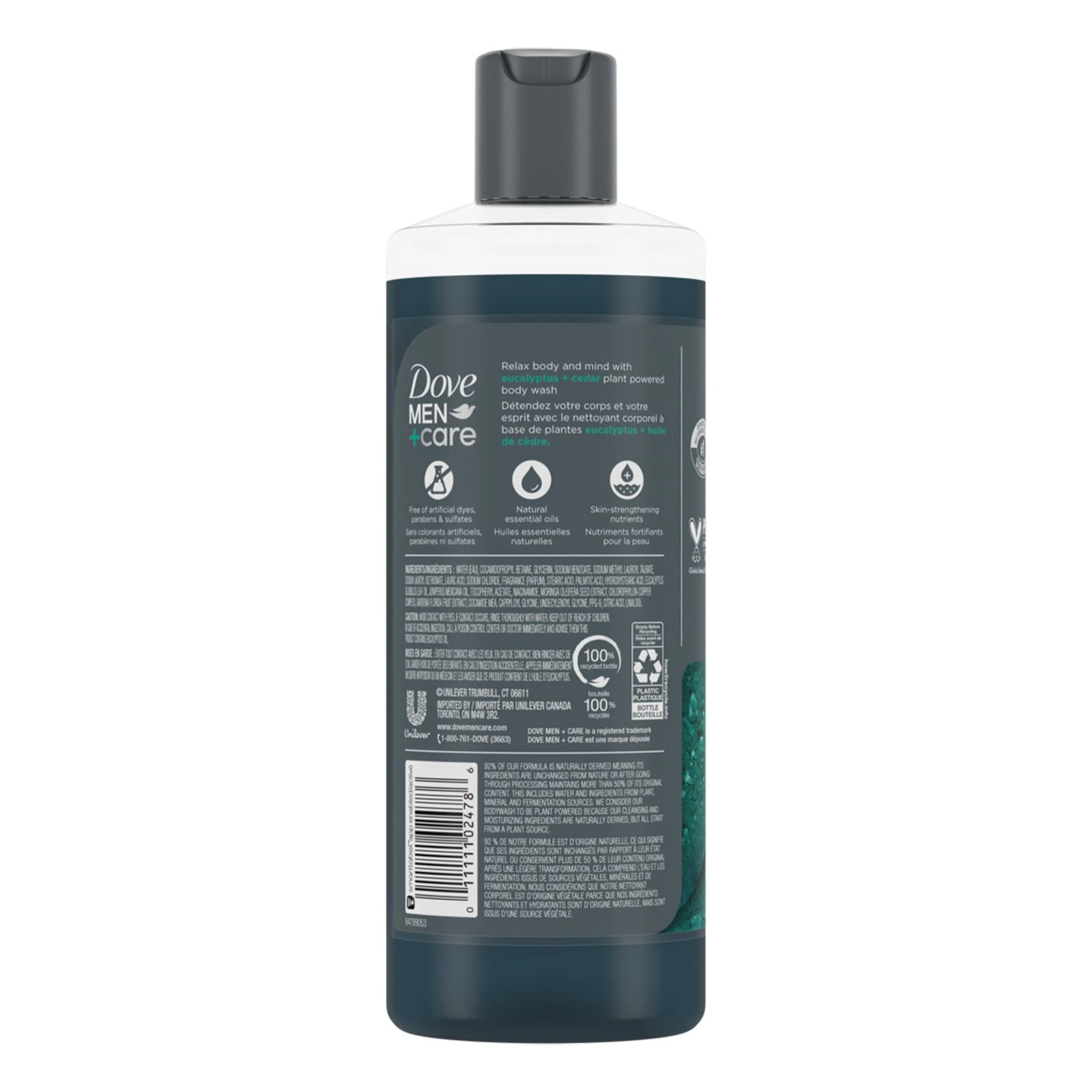 Dove Men+ Care Eucalyptus + Cedar Body Wash 532ml