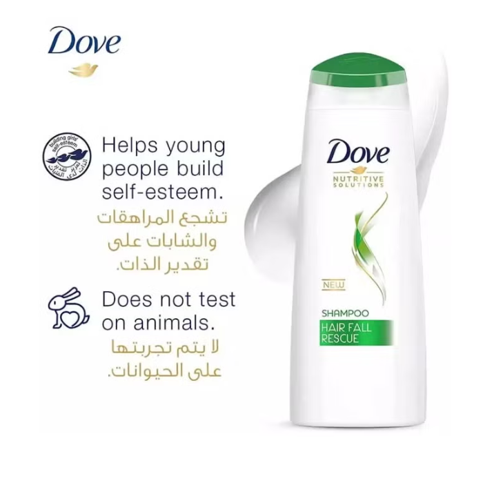 Dove Shampoo Rescue Hair Fall 400ml
