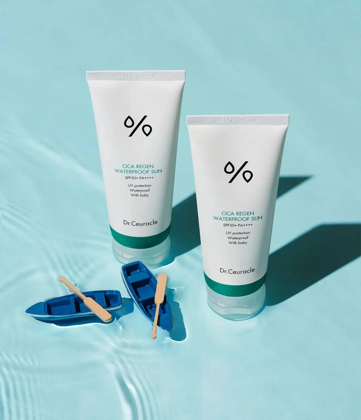 Dr. Ceuracle Cica Regen Waterproof Sun (SPF50+) Face and Body UV Protection, 100ml