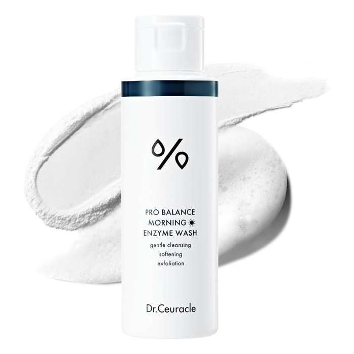 Dr. Ceuracle Pro Balance Morning Enzyme Wash, Gentle Cleanser with Probiotic Complex, 50g