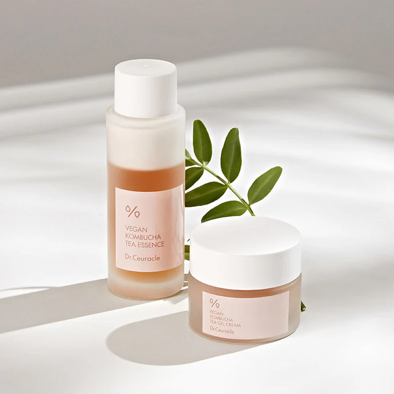 Dr. Ceuracle Vegan Kombucha Tea Beginning Set, Hydrating and Nourishing Skincare Kit
