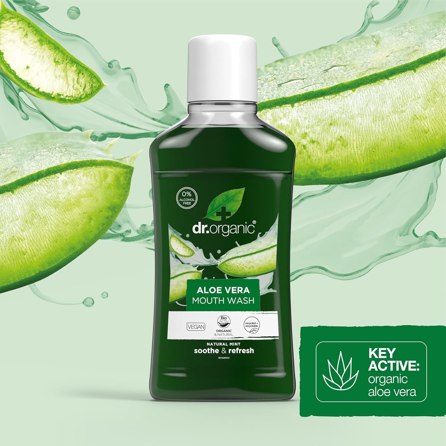 Dr.Organic Aloe Vera Mouthwash 500ml