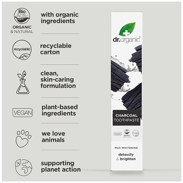Dr.Organic Charcoal Toothpaste 100ml